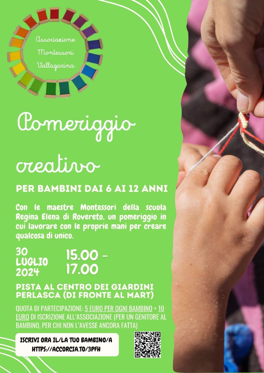 Pomeriggio creativo 6-12 anni